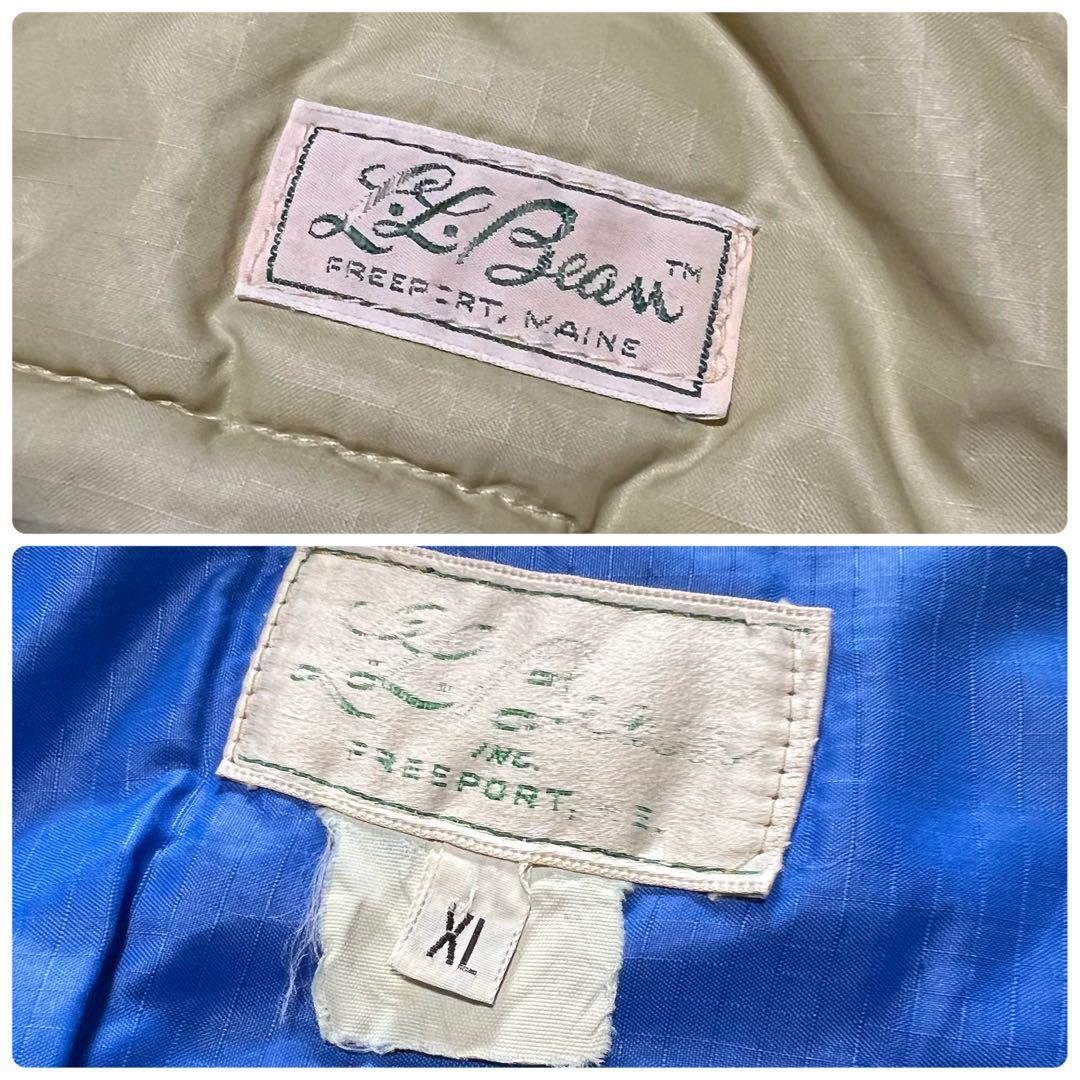 ダイスケ 70s L.L.Bean リップストップナイロンパーカ青