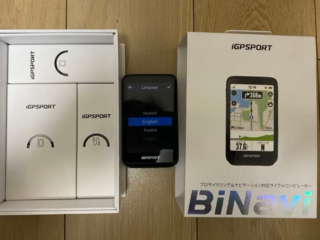 iGPSPORT Binavi バイナビ　展示のみ未使用品
