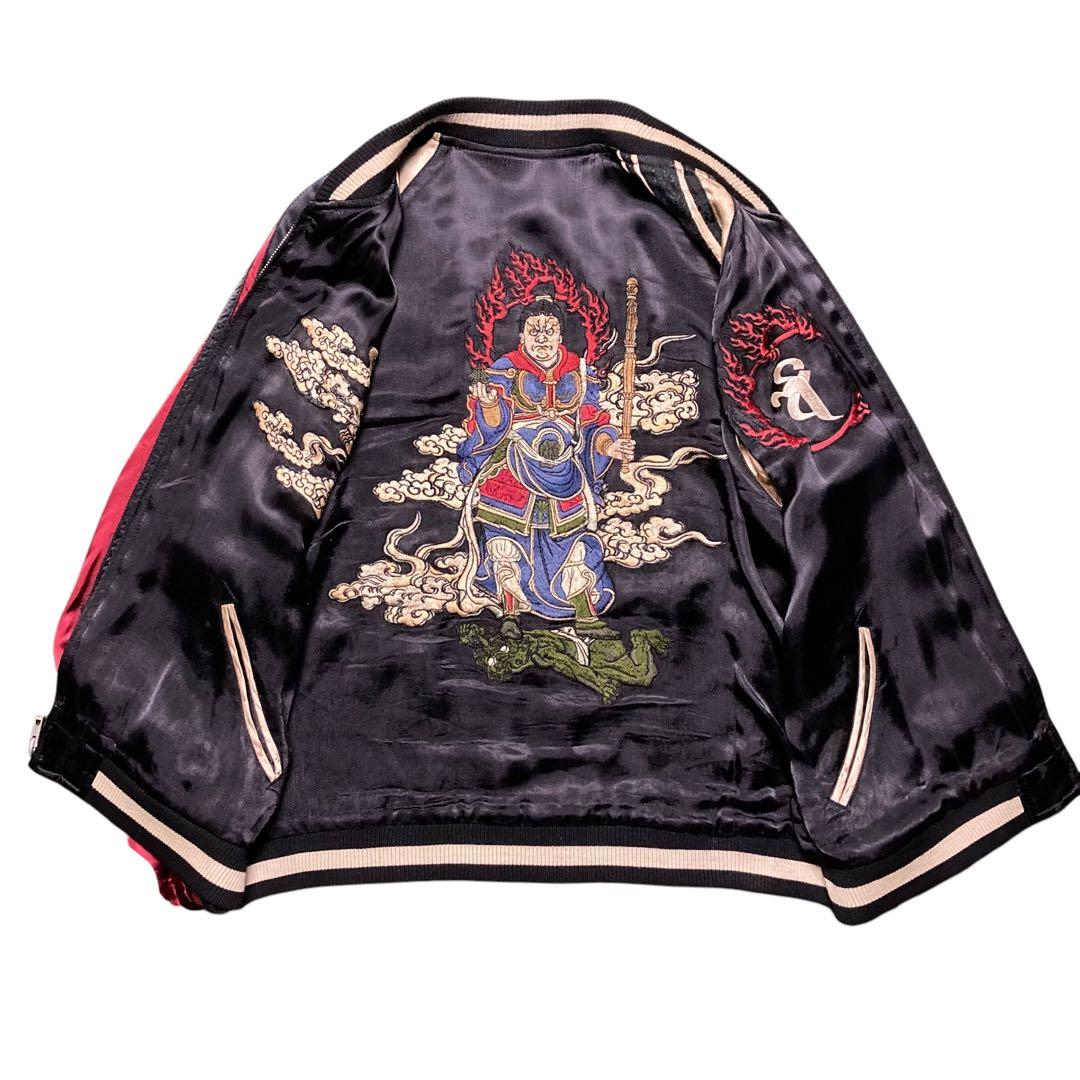 オイル様専用 良品 00s百花繚乱 スカジャン 毘沙門天王 勝利 財宝の神