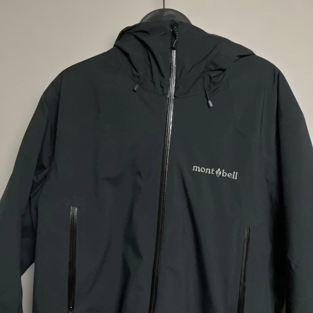 mont-bell 黒 パウダーステップパーカー