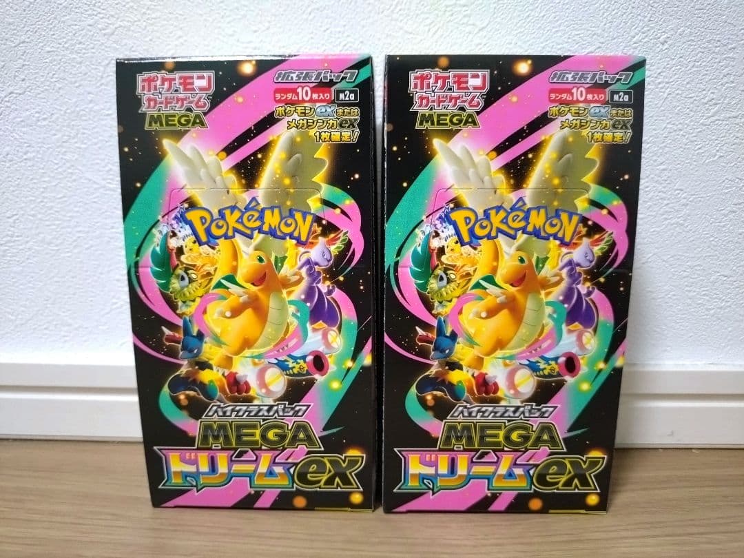 【未開封】ポケモンカード MEGAドリームex BOX ペリペリ 付き 4