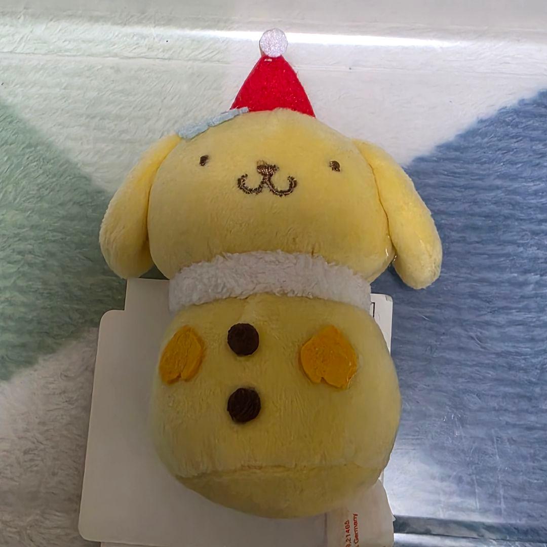 タグ付き サンリオ クリスマス マスコットホルダー ポムポムプリン