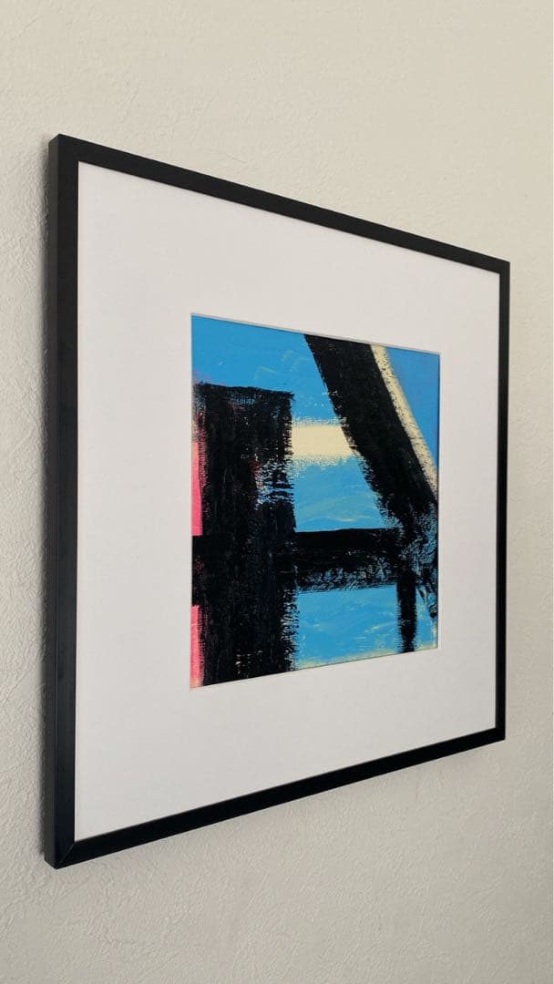 原画/抽象画/モダンアート/インテリア/アクリル画/BRIDGE 海