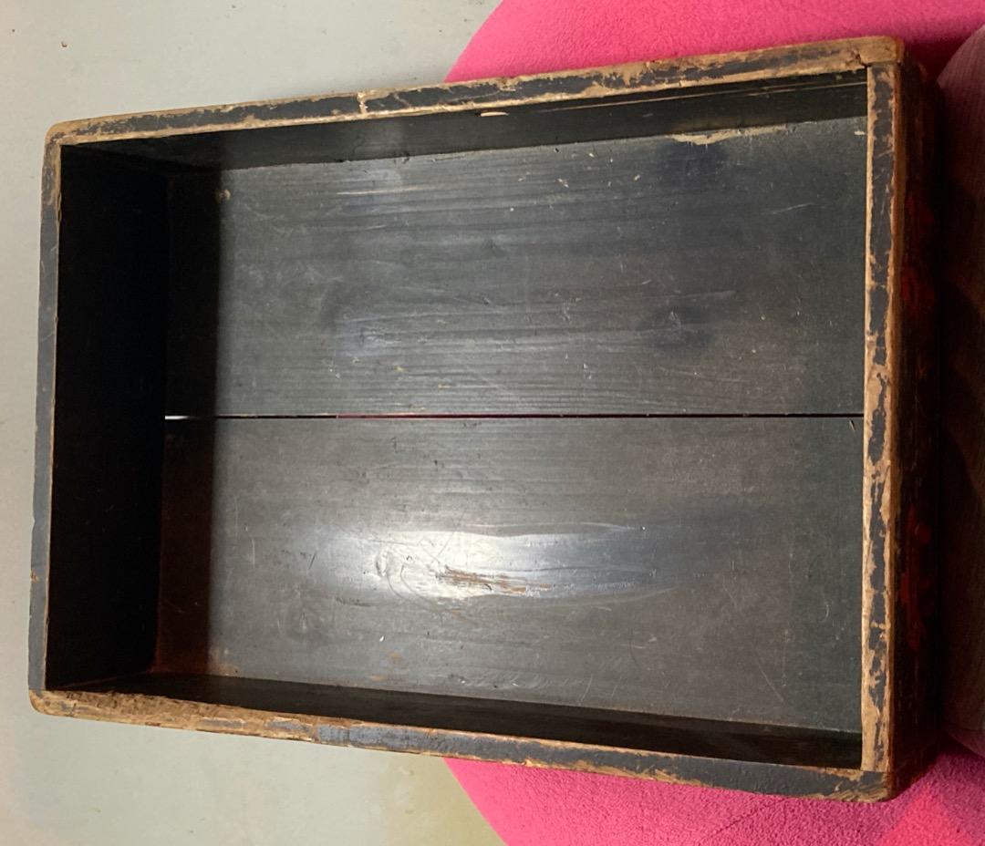 昭和レトロアンティーク戦前のパン屋の木箱　実店舗で使われていた新宿中村屋の木箱