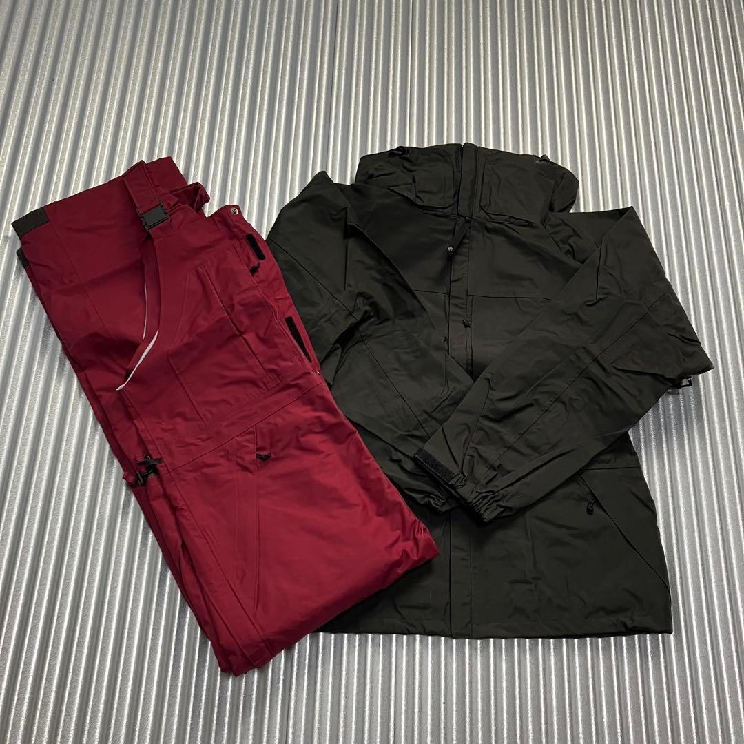 グリーンクロージング　オガジャケット　ビブパンツ　スノボウェア　上下セット　L