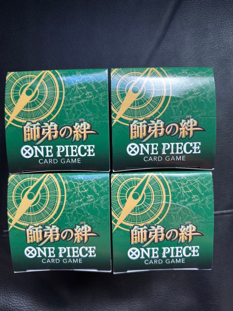 ワンピースカードゲーム 師弟の絆 OP-12 4BOX 未開封テープ付き - メルカリ