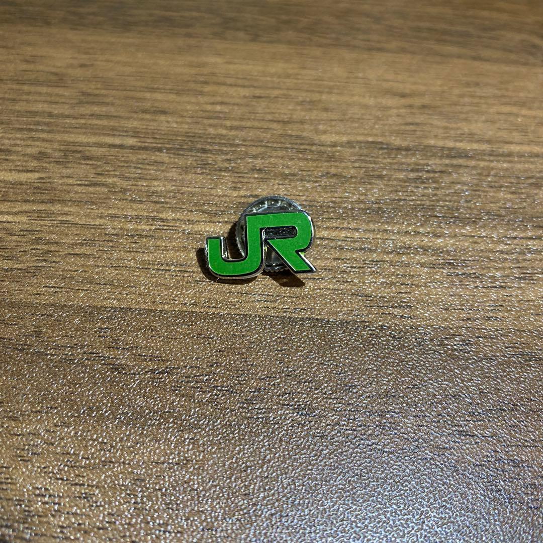 ＪＲ　東日本　襟章　社章　ネジ　純銀　国鉄　電車　列車　汽車　機関車　レトロ