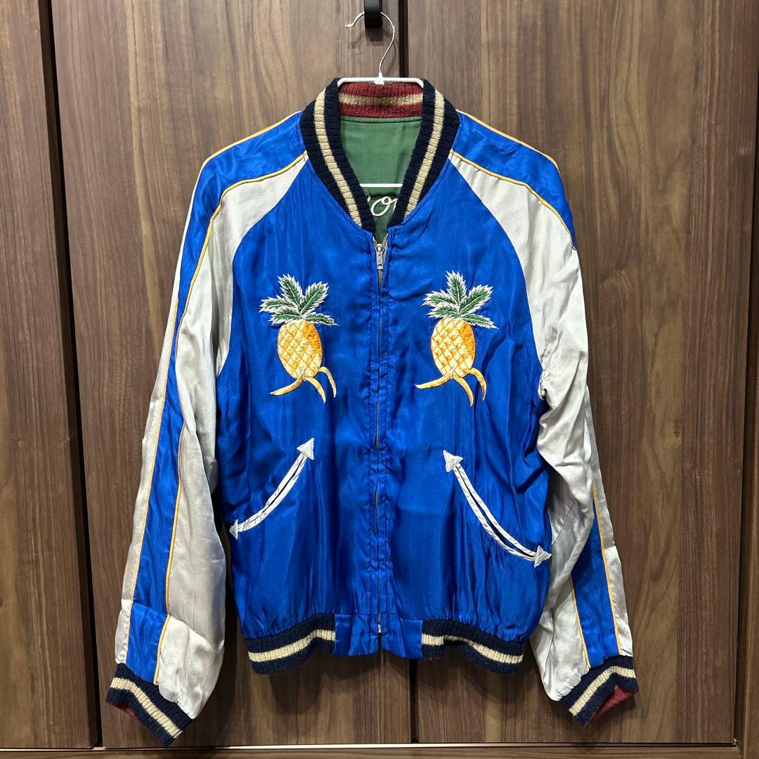 港商 東洋 スペシャルエディション リバーシブル サテン スカジャン ハワイ 中 港商 東洋 スペシャルエディション リバーシブル サテン スカジャン