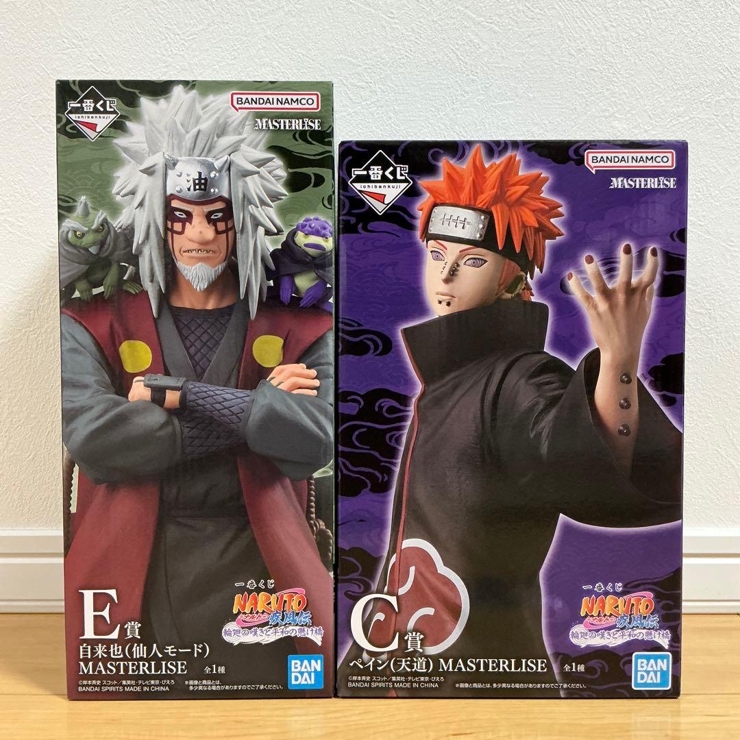 一番くじ NARUTO-ナルト- 疾風伝 C＋E賞 フィギュア2体セット 一番くじ NARUTO-ナルト- 疾風伝 輪廻の嘆きと平和の懸け橋｜一番くじ