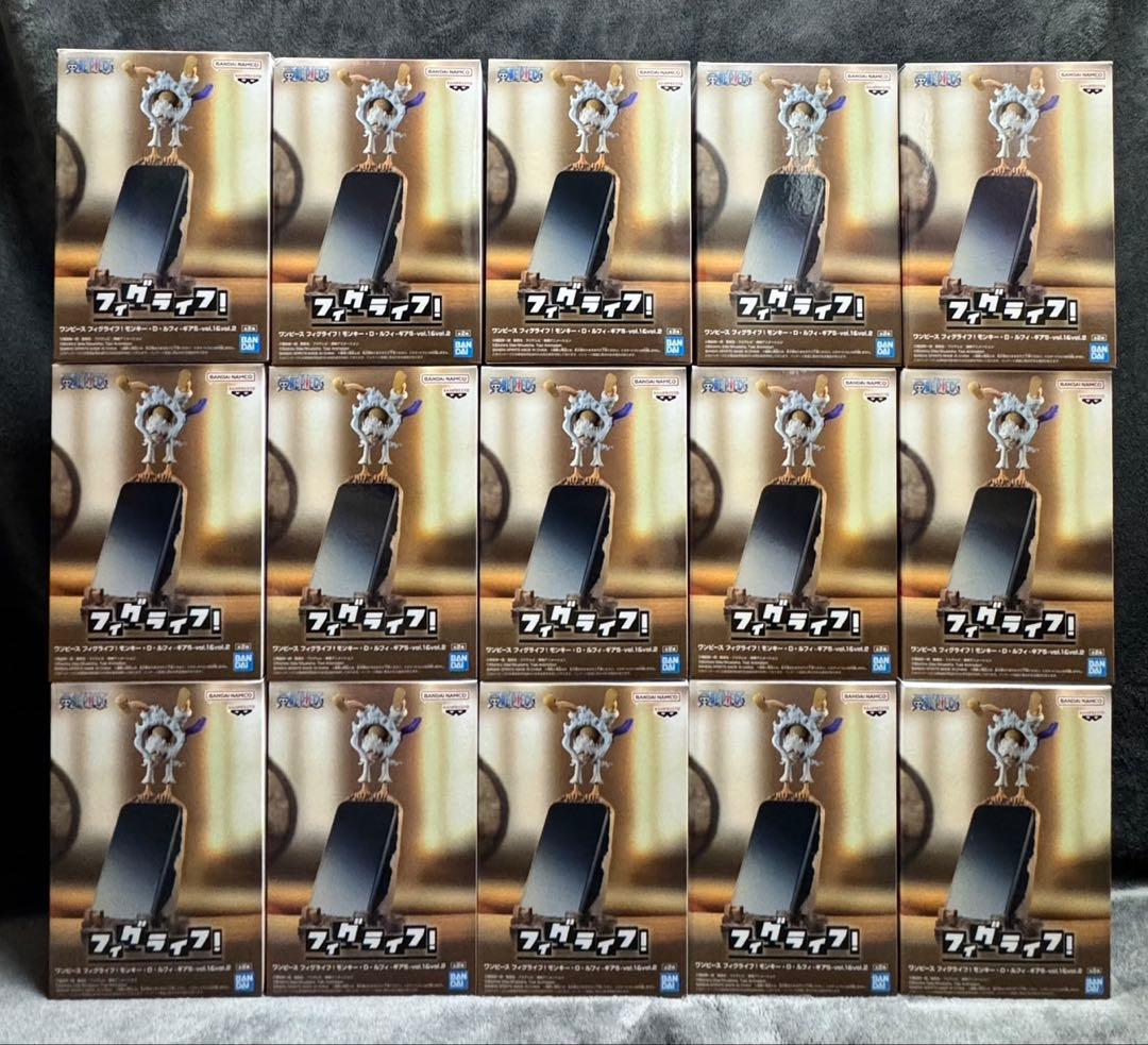 ワンピース フィグライフ！ ルフィ フィギュア　まとめ売り　スマホスタンド