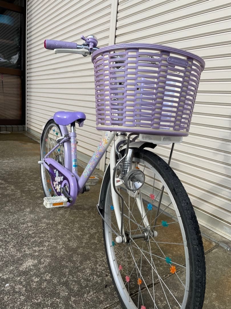 エコパル ラベンダー 22インチ ブリヂストンサイクル キッズサイクル