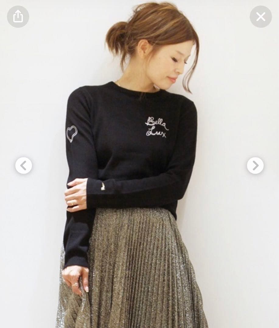 ドゥーズィエムクラス ベラフルード　カシミヤニット