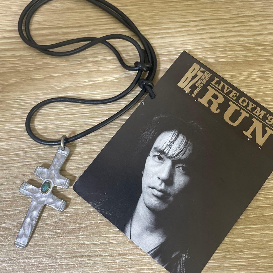 ダブルクロスペンダント B'z RUN 1993 松本孝弘 チョーカー