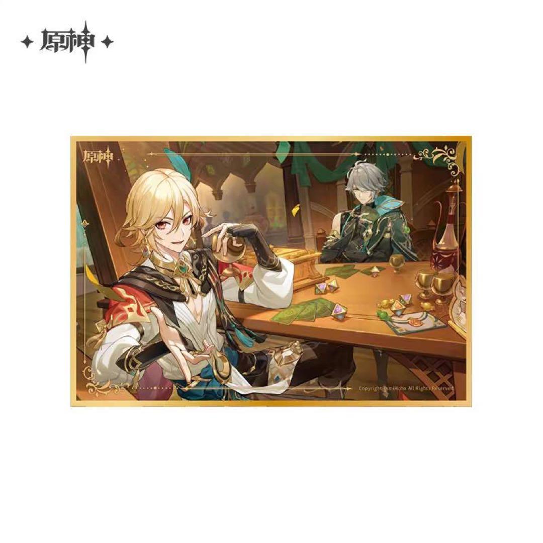 公式正規品 原神 アルハイゼン カーヴェ アクリル色紙 韓国 カフェ