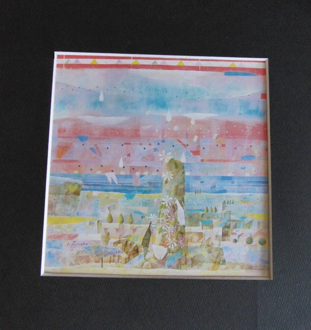 藤原護、「otonomie-flower 20S」、希少な画集の額装画 楽天市場】藤原護 絵画 油絵 油彩画 「otonomie」 オトノミ 額付き