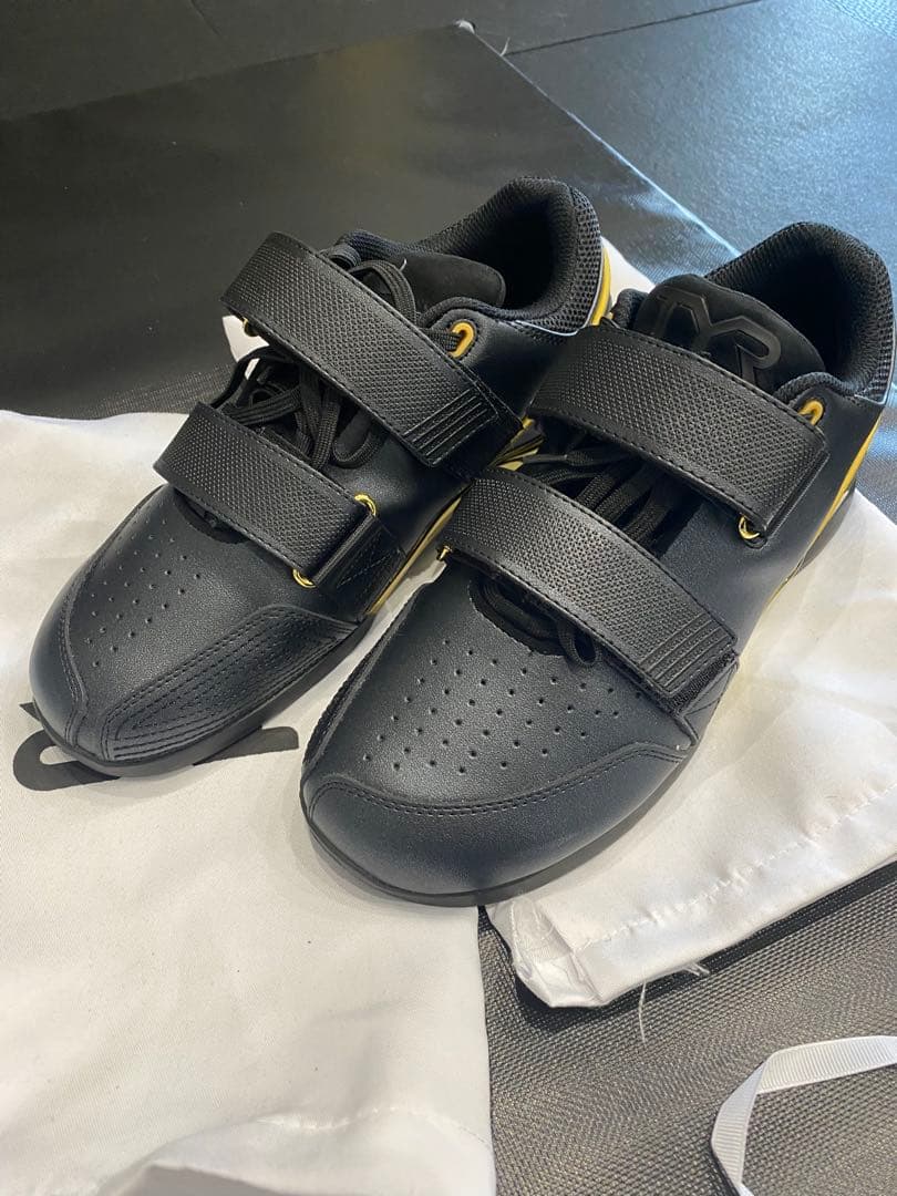 ゆ*き様 TYR ティア ウェイトリフティングシューズ 黒/金 26.5cm 美