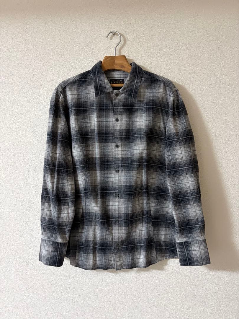 【未使用品】PENDLETON ペンドルトン ブラック グレー チェック XL
