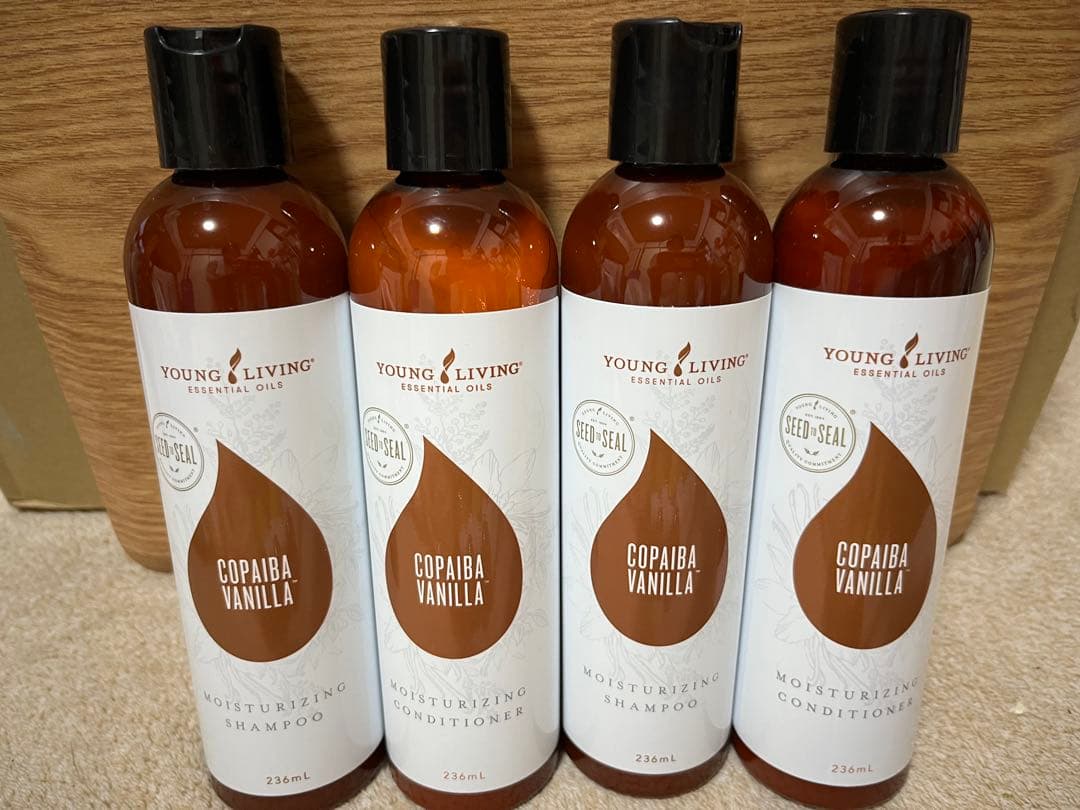 ヤングリビング　シャンプー・コンディショナー 4本セット　新品未開封　送料込み