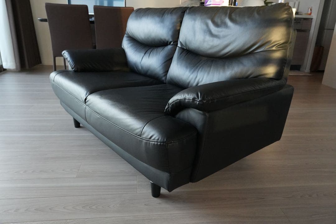 【AZAMI】ニトリ Nシールド 2人掛け ソファ 合成皮革