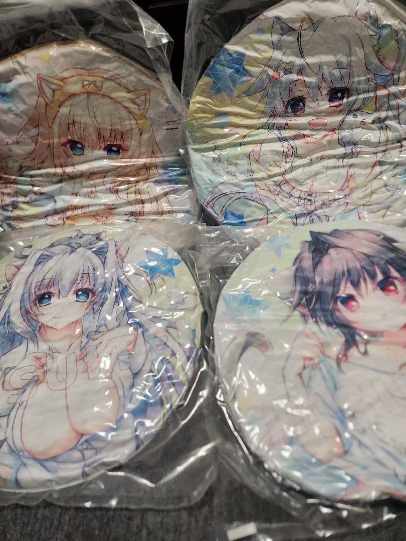 和泉つばす 翡翠亭 9-nine-BIGもふもふクッション　4種セット