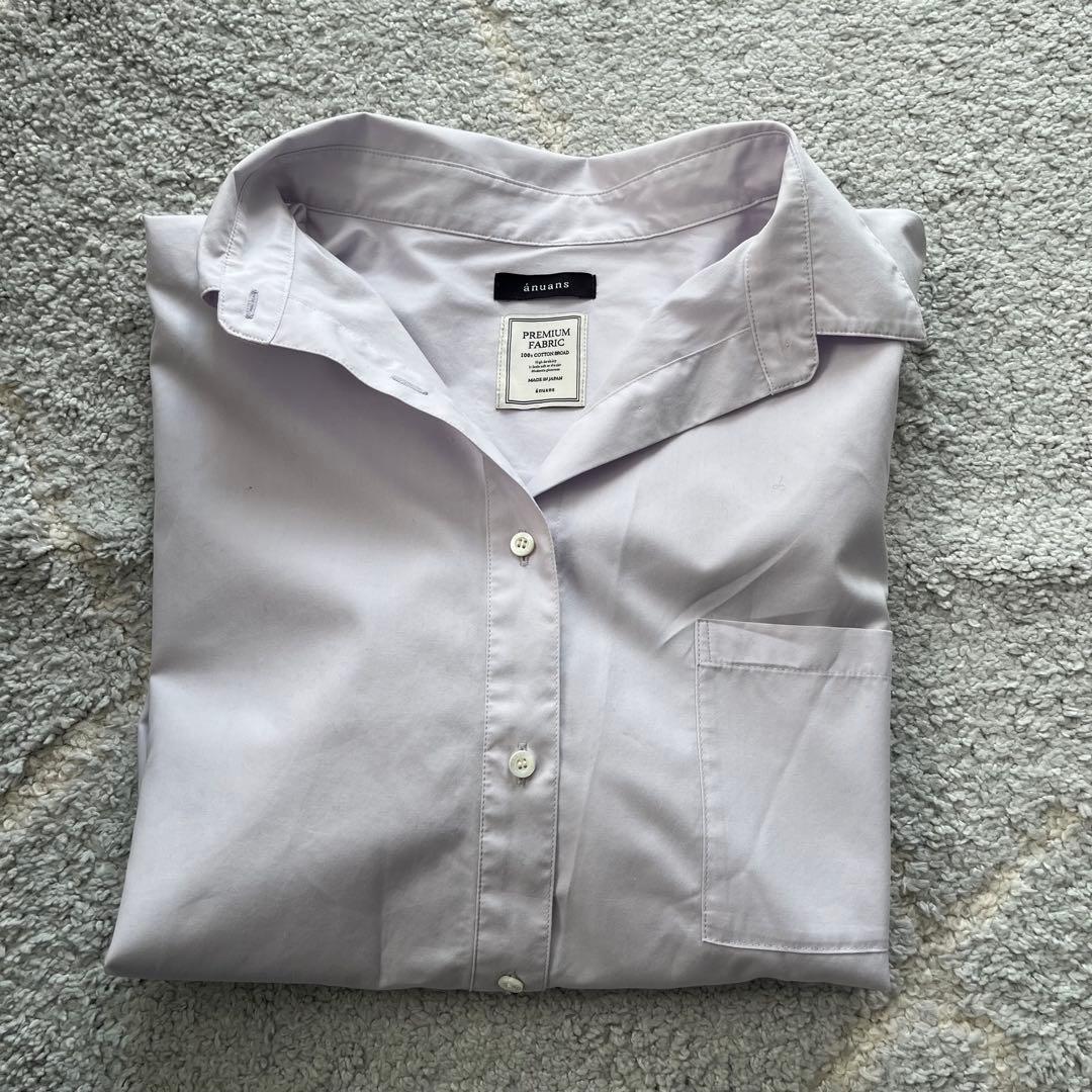 Anuans スタンダードシャツ ラベンダー - メルカリ