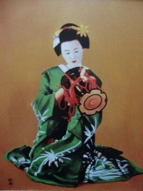 松井 敏郎 【音色】 希少画集画、状態良好、新品高級額装付