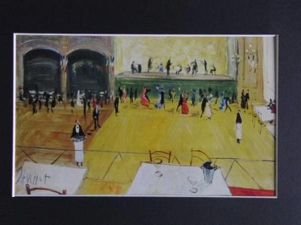 ドーショ 「大舞踏会」、希少画集より、 新品高級額装付