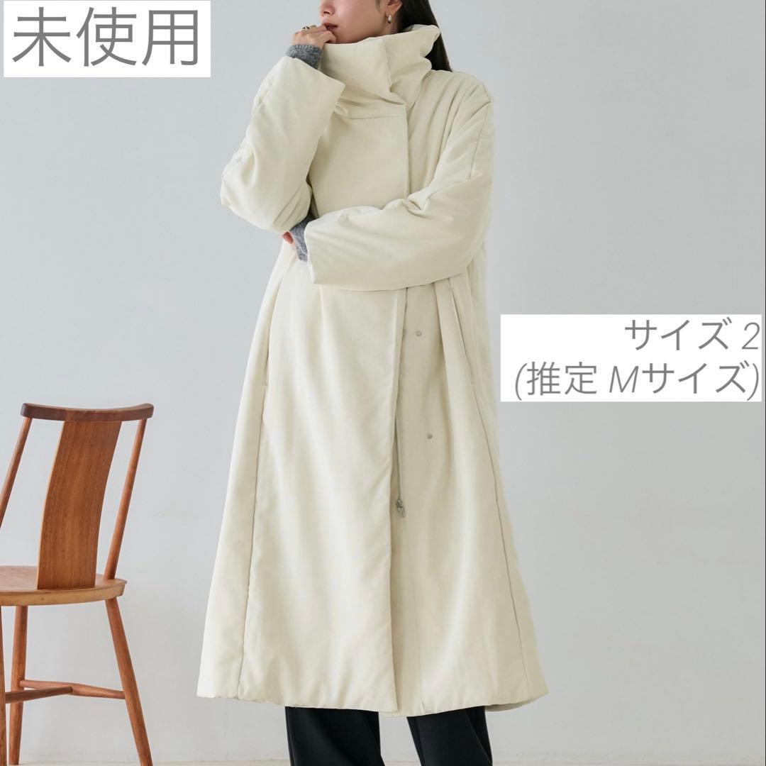 未使用】crewre クルーレ コーデュロイシートダウンコート／アイボリー
