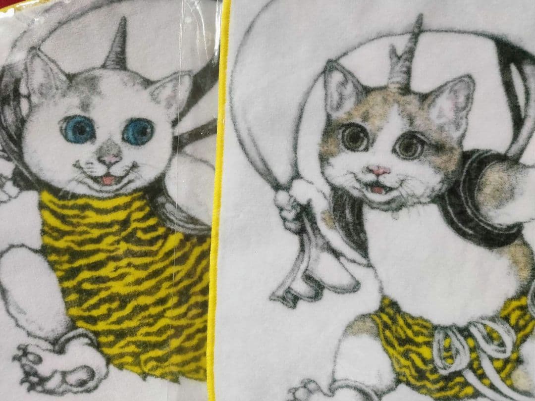 新品未開封 ハンカチ ヒグチユウコ 風神雷神 今治タオル 2種セット