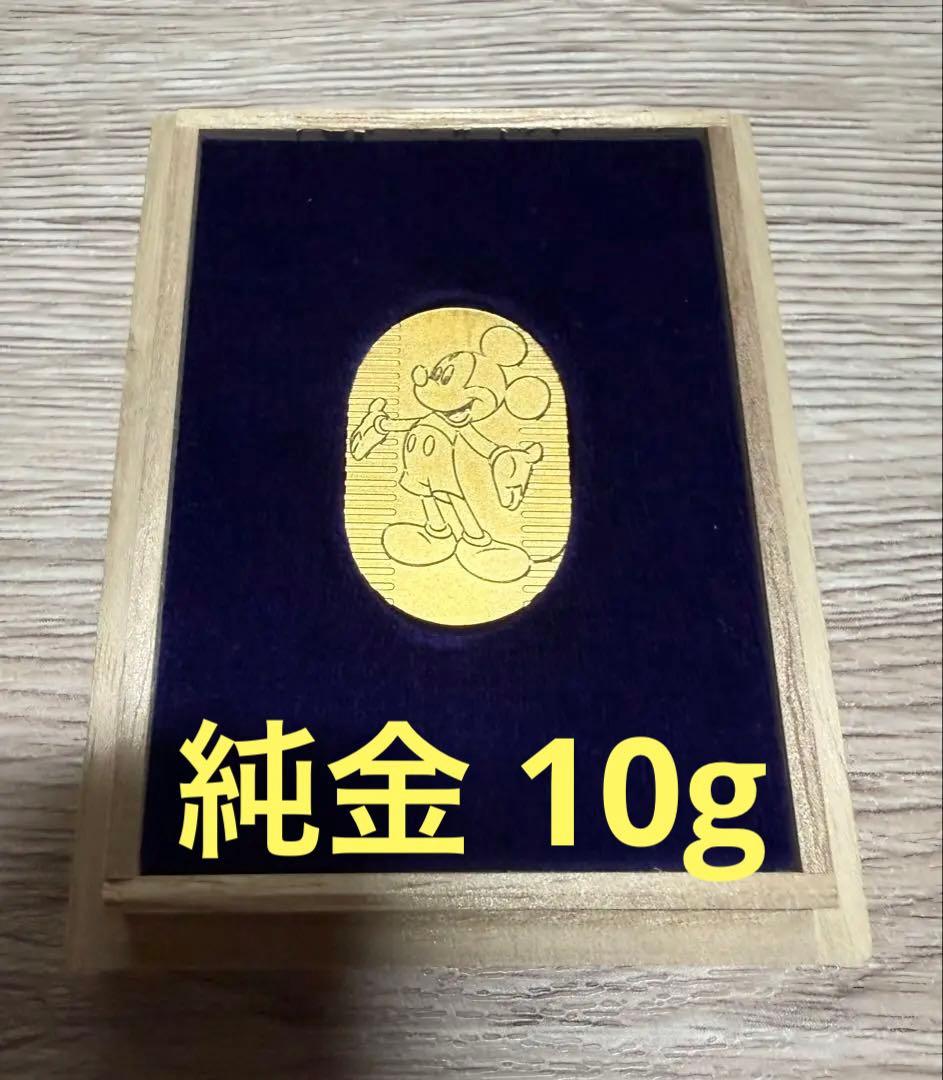 ミッキーマウス 小判 Disney監修『レトロモダン ミッキー』純金小判20g | 東京書芸館公式