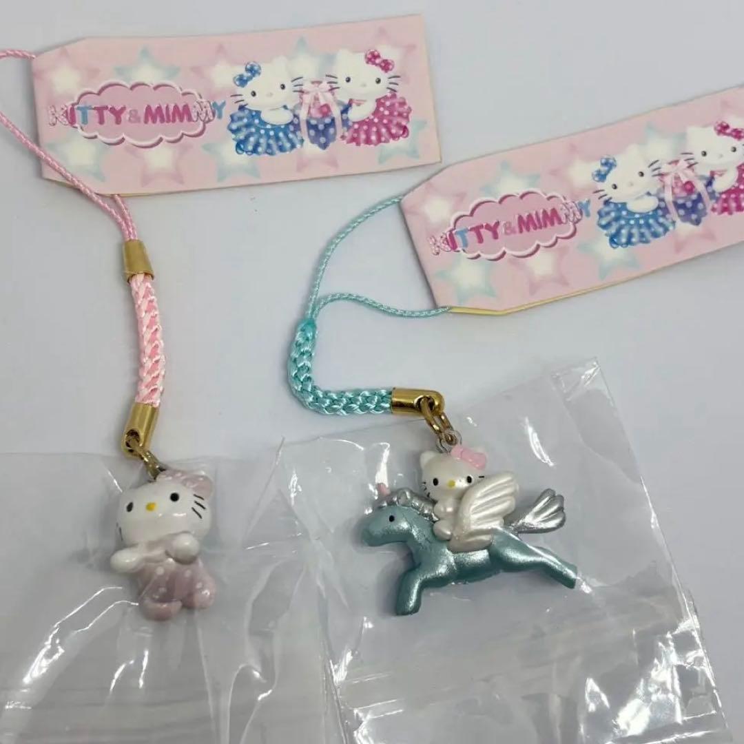 希少　ハローキティ　根付け　ストラップ　ユニコーン　ベビー　タグ付き　サンリオ