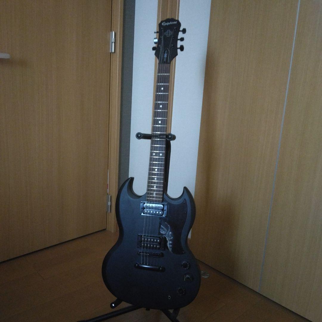 Epiphone SG gothブラックエレキギター