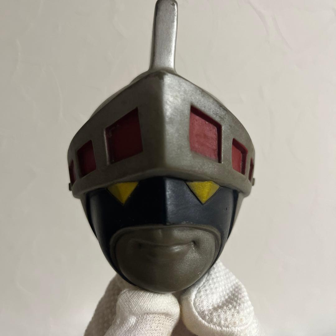 ⚠️超貴重・激レア シルバー仮面 面取れ 1970年代 昭和レトロ