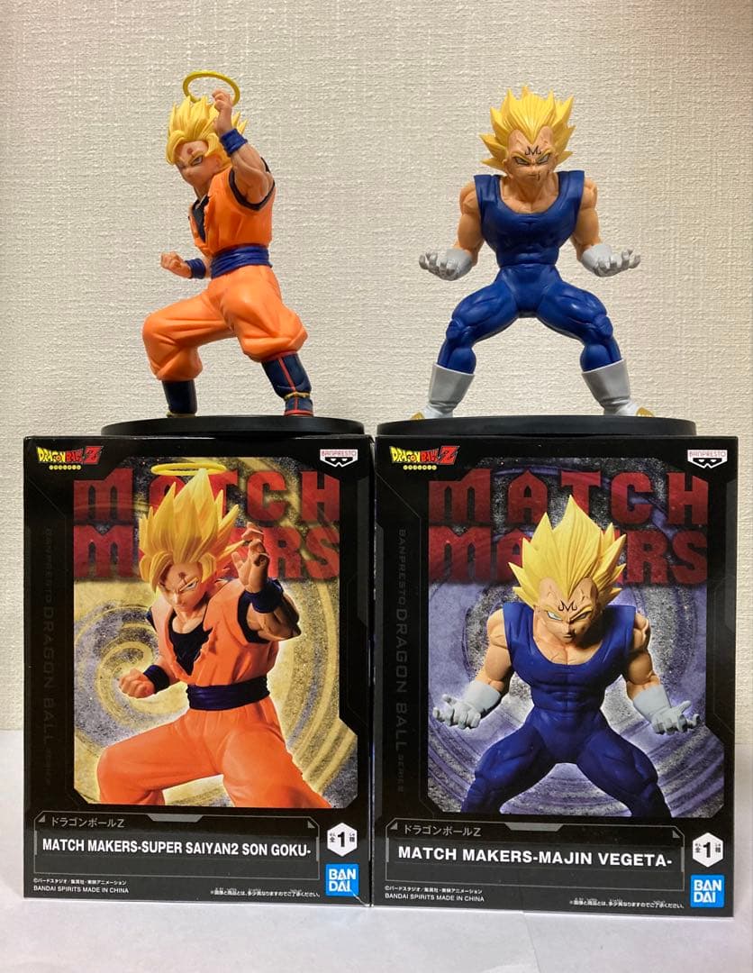 ドラゴンボールZ フィギュア 超サイヤ人2孫悟空 魔人ベジータ 2体