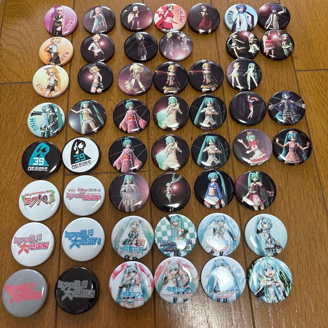 初音ミク ミクの日大感謝祭 ミクパ 2012 缶バッジ コンプリートセット