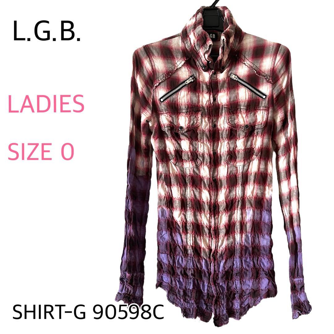 L.G.B. チェックシャツ グラデーションチェックシャツ グラデーション