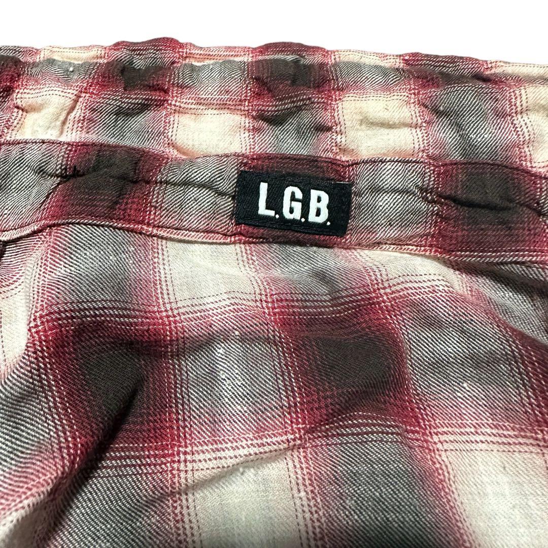 L.G.B. チェックシャツ グラデーションチェックシャツ グラデーション