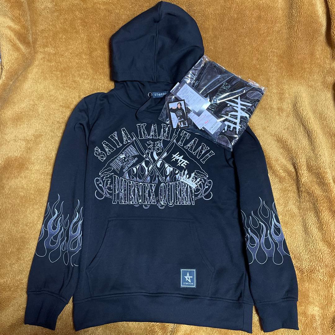 LL スターダム 上谷沙弥 プルパーカ タオル・ステッカー付 パーカー