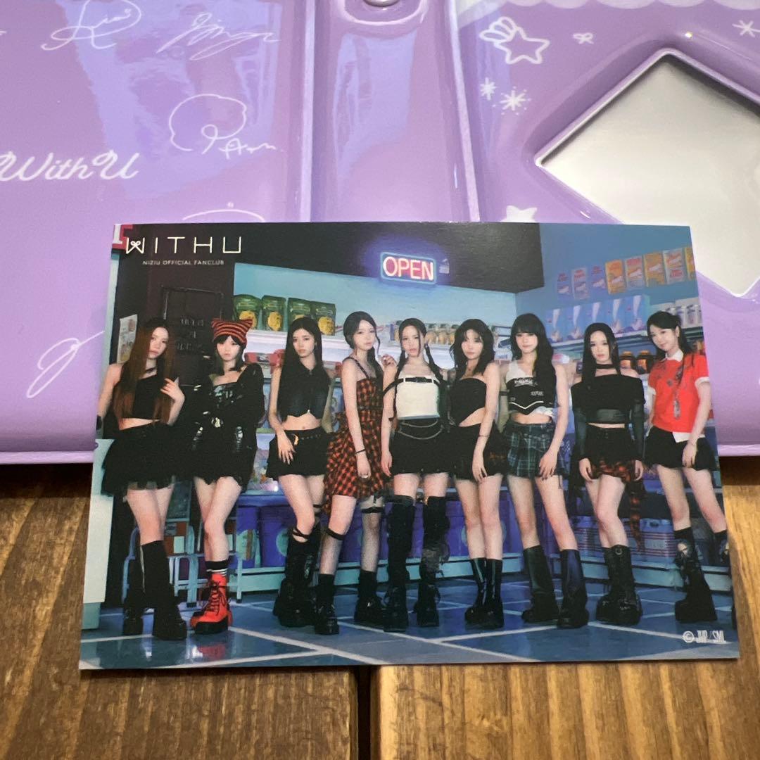 Niziuファンクラブ2025年限定会員特典 フォトカードケース サイン入り