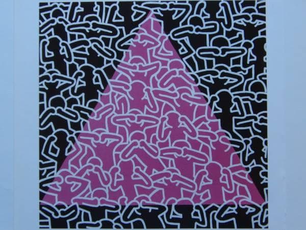 Keith Haring、Silence=Death、希少画集画、新品額装付 - メルカリ