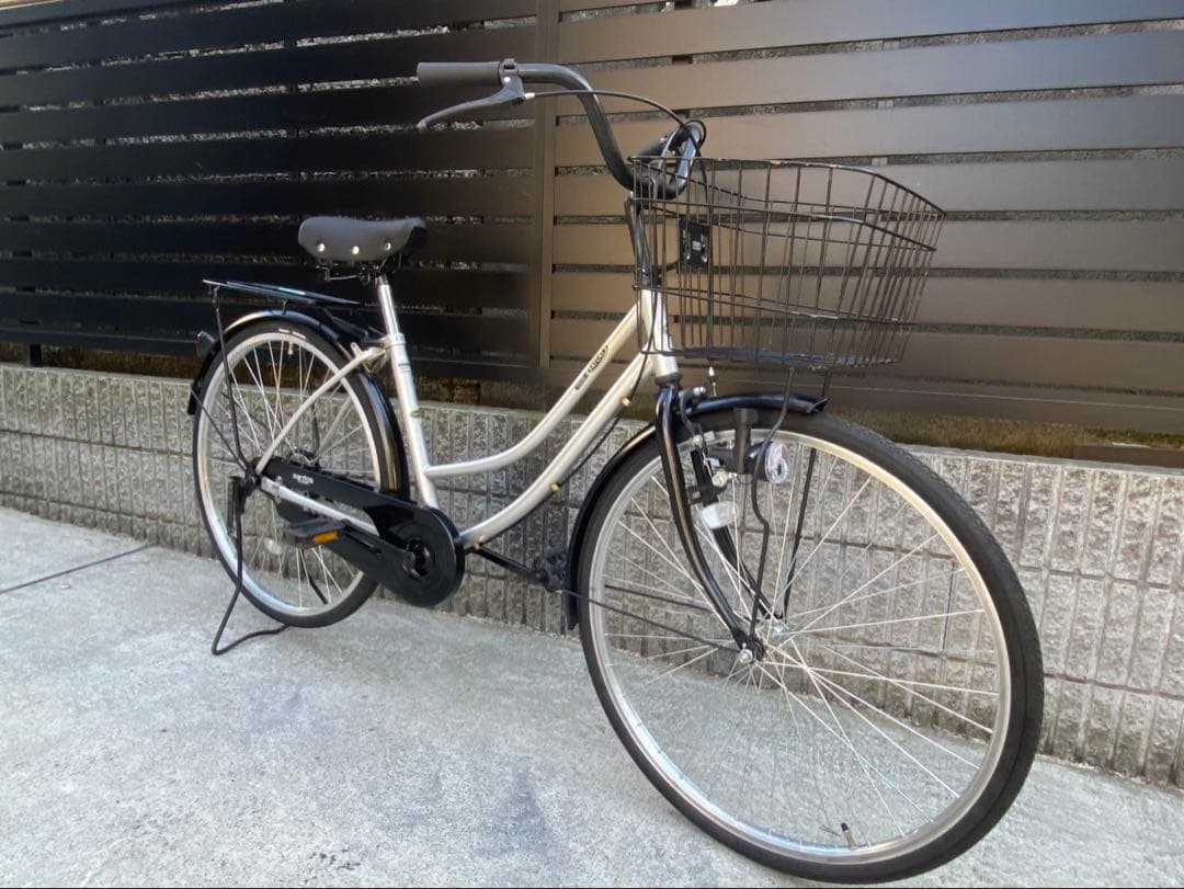 【引き取り限定】シティサイクル 自転車 26インチ ママチャリ dショッピング |ママチャリ シティサイクル 26インチ カゴ ライト 鍵