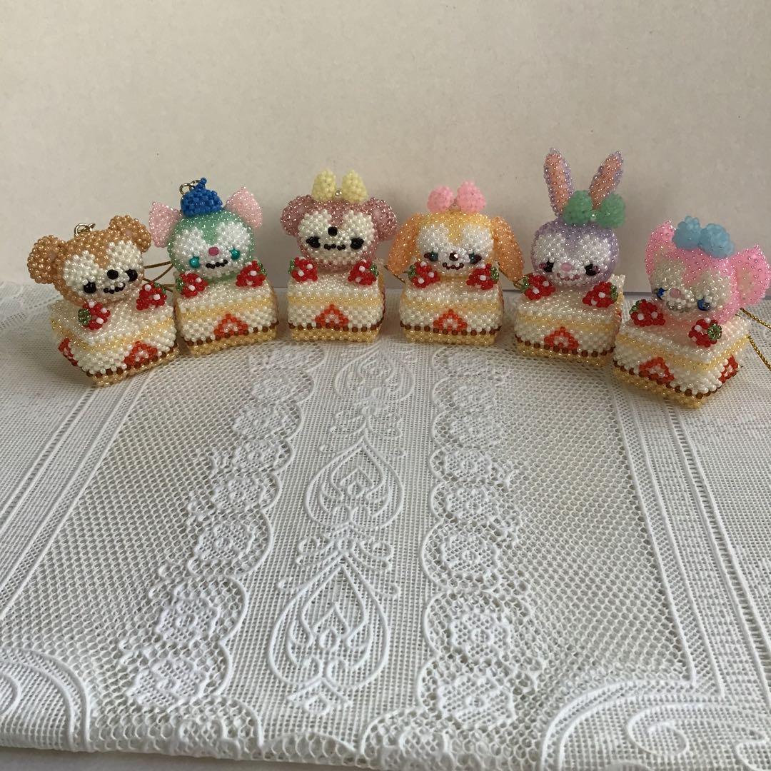 ビーズ完成品　ビーズストラップ