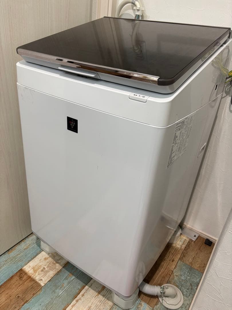 【^_^ 】SHARP 縦型乾燥機 洗濯乾燥機 穴なし槽 洗濯機