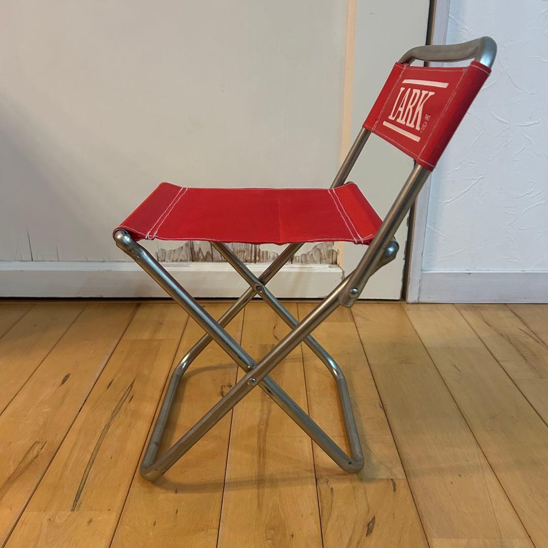 ☆レトロ☆ lark ラーク タバコ ミニ 折りたたみチェア パイプ椅子