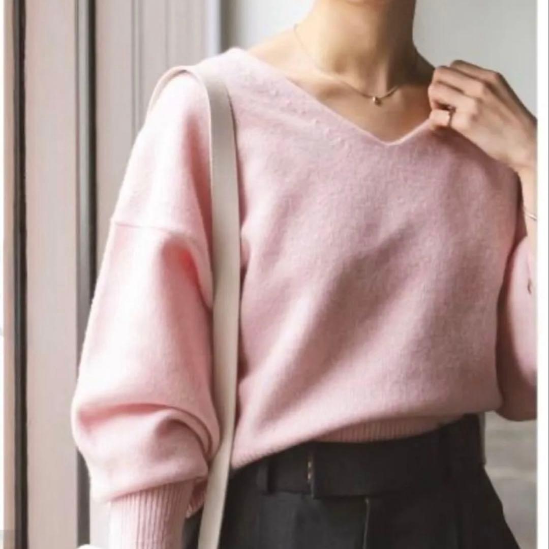 2023年　ノーブル　 カシミヤウールショートVプルオーバー