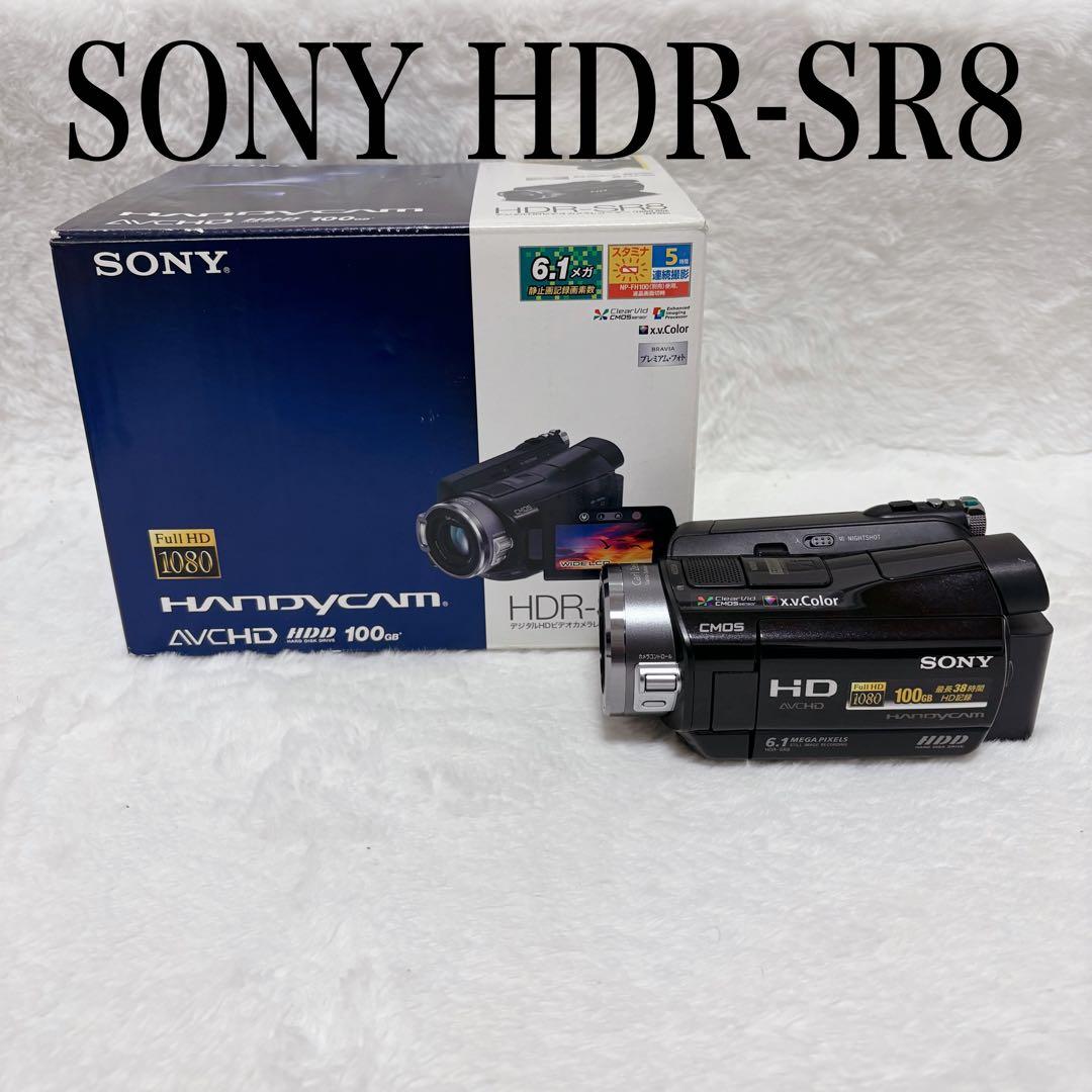 【極美品】SONY Handycam HDDビデオカメラ HDR-SR8