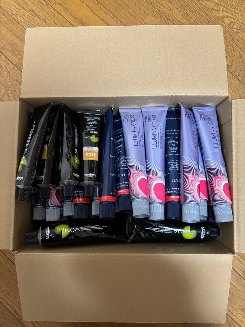 ヘアカラー剤71本セット