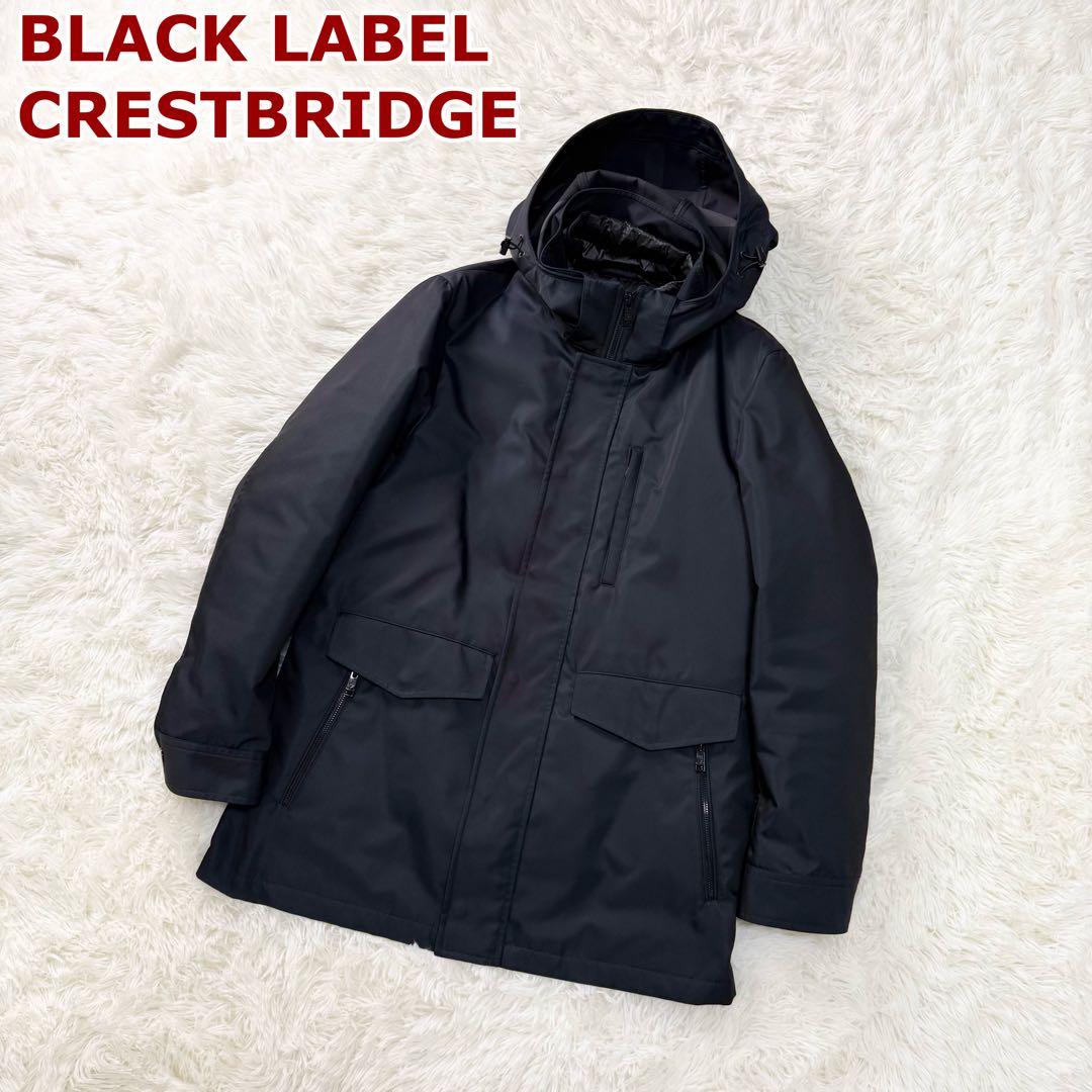 ブラックレーベルクレストブリッジ 10monthシティパーカー L ネイビー