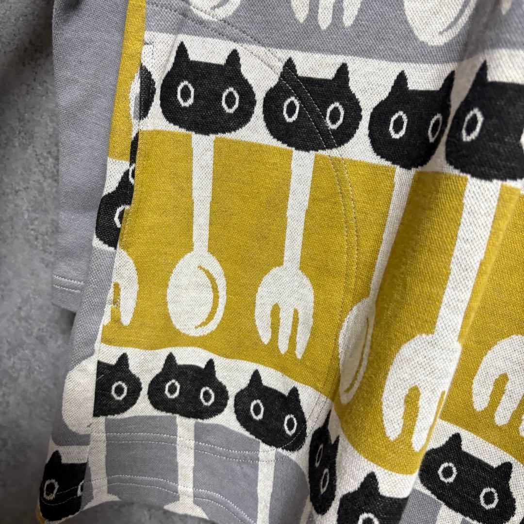 新品 マタノアツコ MEME・フォーク・スプーン柄パジャマ「4Lサイズ」①