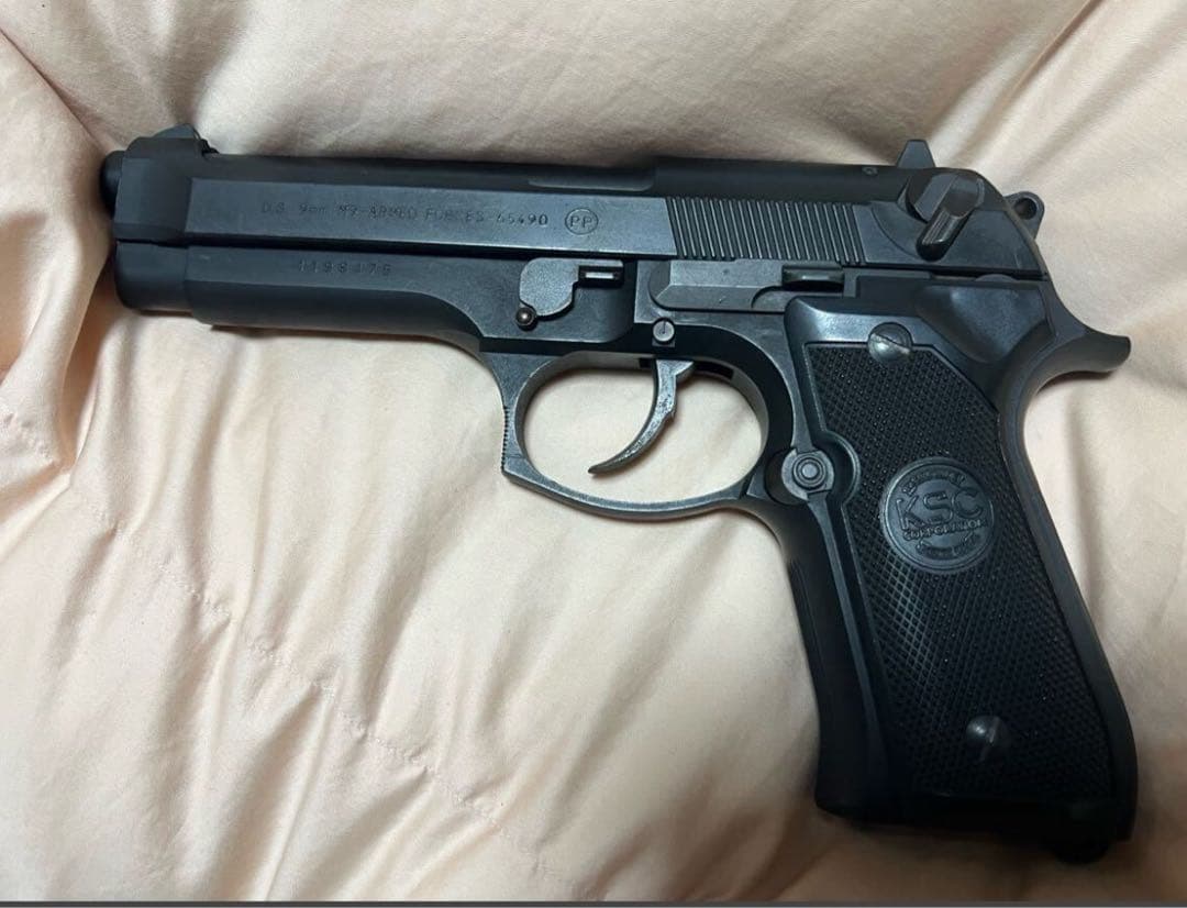 ☆ 作動確認済　KSC U.S.9mm M9 HW ベレッタ GBBガスガン　☆